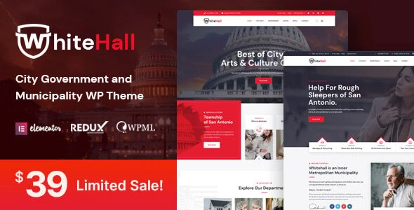 White Hall – Municipal and Government WordPress Theme